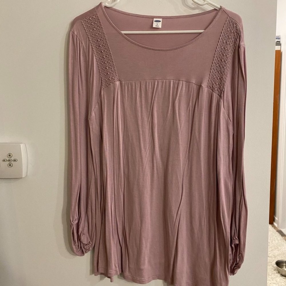 Pink Jersey Blouse